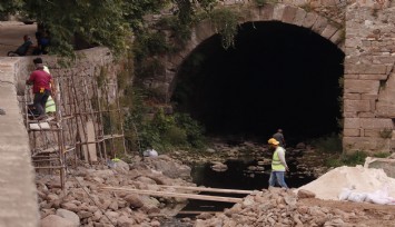 Bergama Selinos Antik Kanal’da çalışmalar hızla sürüyor