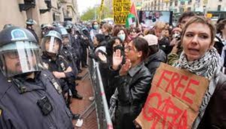 Filistin yanlısı protestolar ABD’deki birçok üniversiteye yayıldı