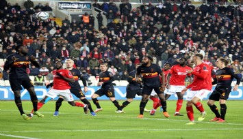 Galatasaray, Sivas'ta kayıp: 1-0