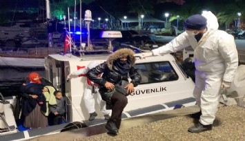 İzmir açıklarında 66 düzensiz göçmen kurtarıldı  