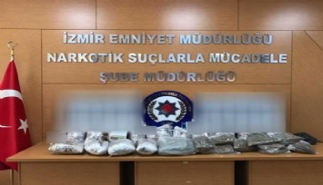 İzmir'de 24 kilo esrar ve 30 bine yakın sentetik ecza ele geçirildi