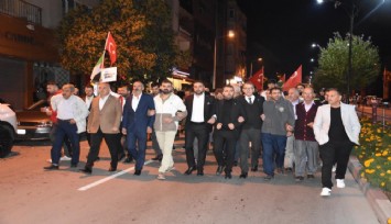 İsrail’in Gazze saldırıları İzmir'de protesto edildi