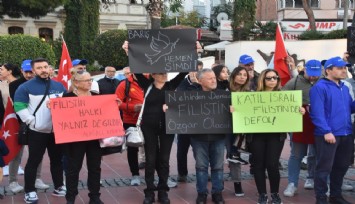 Aliağa Gazze’ye destek verdi