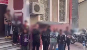 İzmir'de düzenlenen 'Kalkan' operasyonlarında 309 düzensiz göçmen yakalandı