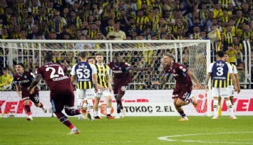 Trabzonspor, Fenerbahçe'yi Kadıköy'de yendi: 2-3