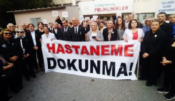 İYİ Parti'den Bozyaka hastahanesi eylemi