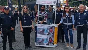 İzmir'de polis ve vatandaş el ele