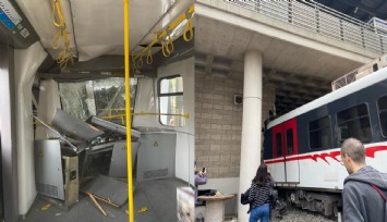 İzmir’de metro raydan çıkarak duvara çarptı! Bölgeye çok sayıda ekip sevk edildi