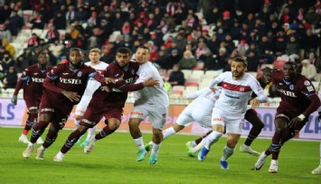 Trabzonspor, Sivas'la yenişemedi: 3-3