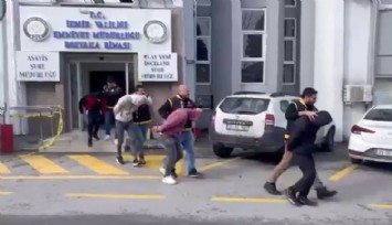 Maske takıp iş yerine pompalıyla saldıran şahıslara, polis baskını