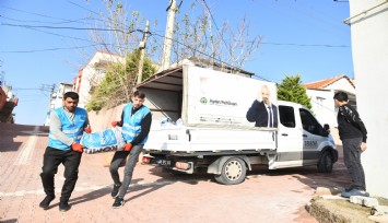 Menemen Belediyesi'nden yakacak desteği