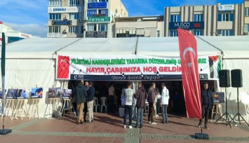 Filistin’e destek için 'Hayır Çarşısı' açıldı