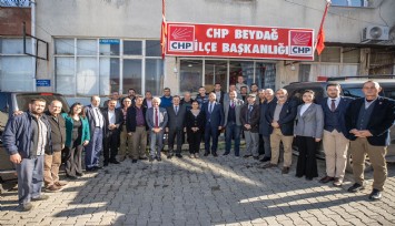 Başkan Batur, CHP ilçe  örgütleriyle kucaklaştı