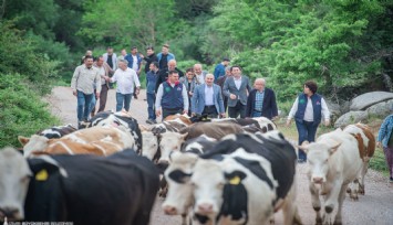 Bergama'da yayla yolculuğu başladı