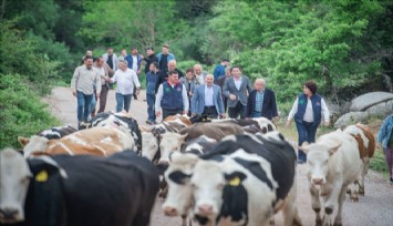 Bergama’da yayla yolculuğu başladı