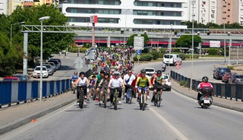 Gaziemirliler sağlık için pedal çevirdi