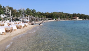 Foça plajları mavi bayraklarını aldı