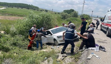 Kütahya'da trafik kazası: 2 can kaybı, 4 yaralı