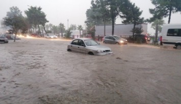 Ordu'da sağanak yağış sele dönüştü, evleri su bastı