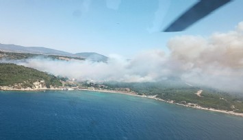 İzmir'deki orman yangını kontrol altında