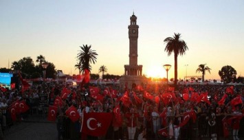 İzmir'de 15 temmuz kutlama programı belli oldu