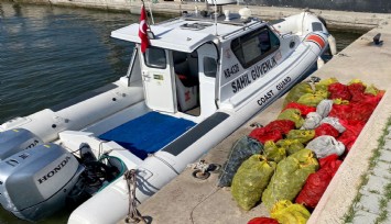 İzmir'de kaçak avlananlar Sahil Güvenlik'e yakalandı