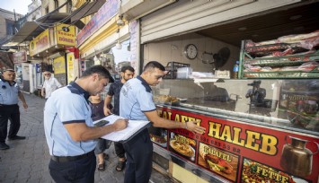 Konak'ta kaçak işyerlerine zabıta denetimi