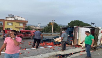 İzmir'de kamyonetle çarpışan otomobilin sürücüsü hayatını kaybetti