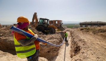 Menemen Seyrek ve Villakent mahallelerinin içme suyu hattı yenileniyor