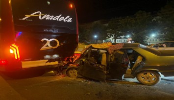 Uşak’ta trafik kazası: 1 ölü