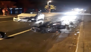 İzmir’de otomobil motosikletle çarpıştı: 1 ölü