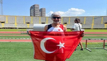 Egeli akademisyen 32. Balkan Masterler Atletizm Şampiyonası'nda ikinci oldu