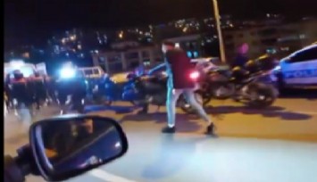 İzmir’de hareketli saatler: Şüpheli kovalayan motosikletli polis ekibi kaza yaptı