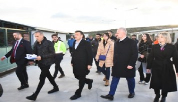 Hamza Dağ, Haluk Levent ile birlikte Menemen'deki hayvan barınağını ziyaret etti