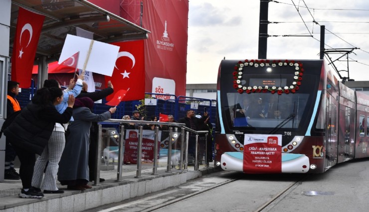 İzmir'de Tramvay bayramı: Çiğli Tramvayı açıldı, 2 hafta bedava olacak