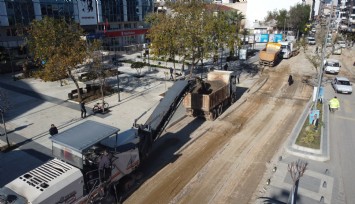 Menderes’te Yoğun Yol Çalışması