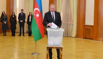 Azerbaycan'da  92,10’la yeniden Cumhurbaşkanı Aliyev oldu
