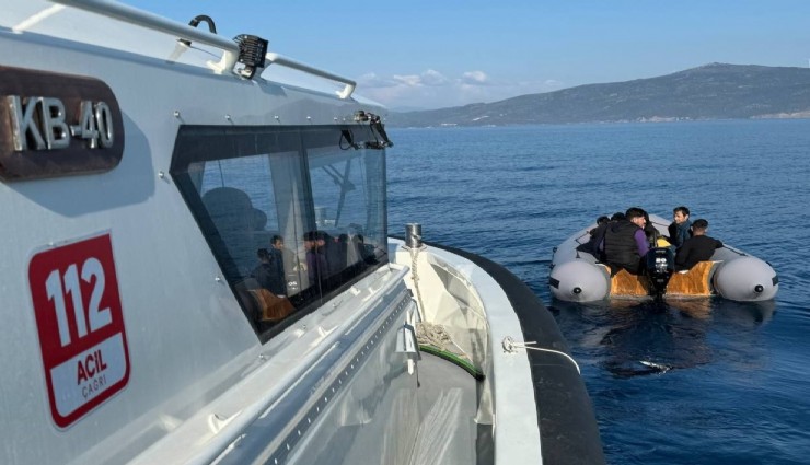 İzmir'de düzensiz göçmen hareketliliği: 13'ü çocuk 40 düzensiz göçmen yakalandı