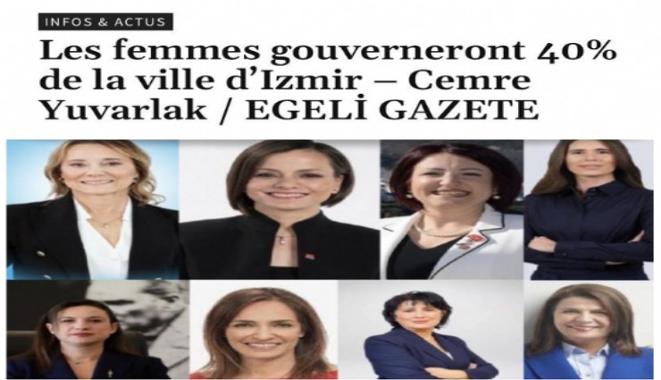 Egeli Gazete'nin İzmir seçimleriyle ilgili haberi Avrupa basınında