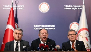 YSK Başkanı Yener: Seçime katılım oranı yüzde 78,11