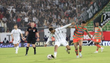 Beşiktaş Alanyaspor ile puanları paylaştı: 1-1