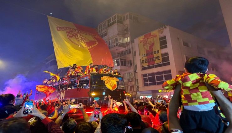 Göztepe coşkusu İzmir’i sardı