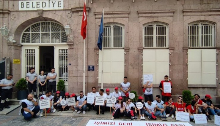 İzmir Büyükşehir'den atılan işçilerin eylemine Genel Merkezden hamle: Çözüm masada aranacak