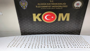 İzmir'de Osmanlı dönemine ait 340 adet sikke ele geçirildi