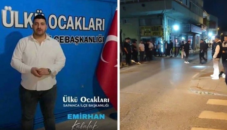 Kavgada kan aktı: Sapanca'da Ülkü Ocakları Başkanı vuruldu