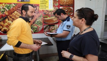 Konak’ta işyerlerine hem denetim hem bilgilendirme