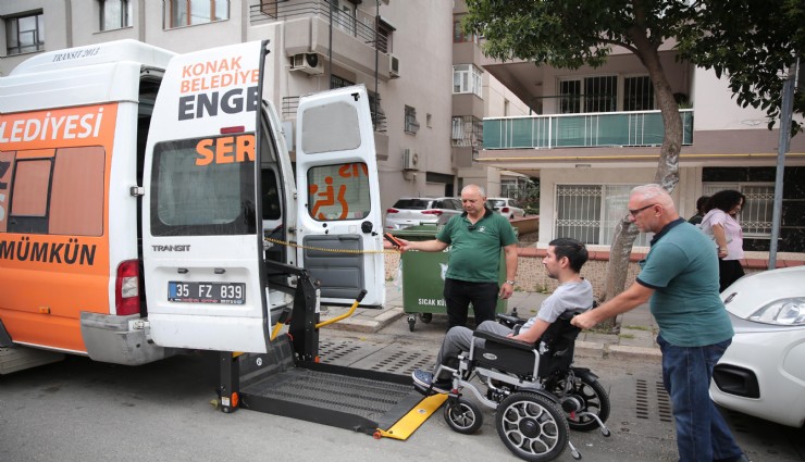 Konak’tan hayatı kolaylaştıran hizmet: Engelsiz Servis