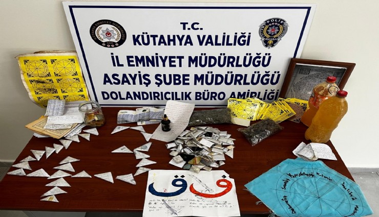 Kütahya’da üfürükçü operasyonu: 4 kişi gözaltına alındı