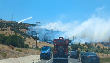 Aliağa'da korkutan yangın