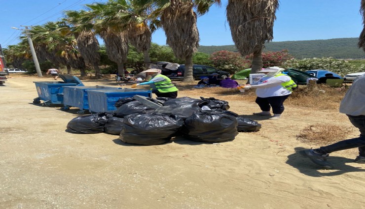 Bayram tatilinde Efes Selçuk Belediyesi'nden temizlik seferberliği